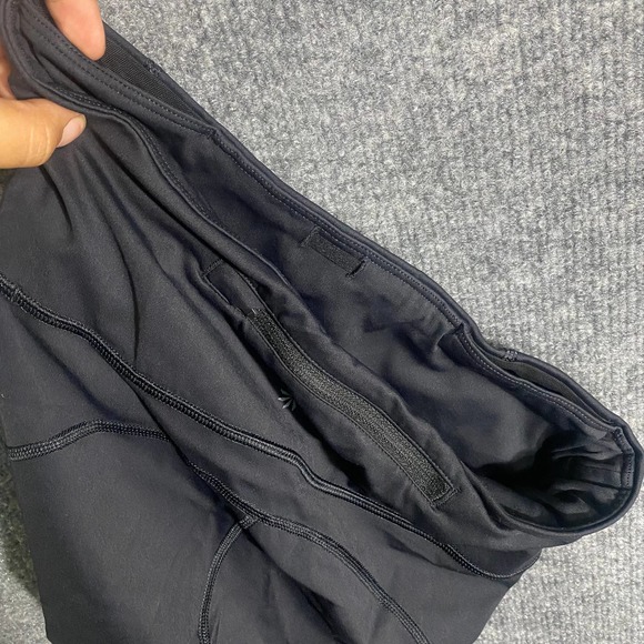 Athleta Leggings Small Black High Rise 7/8 Mesh Stretch Athleisure - Picture 8 of 15